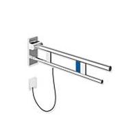 Hewi Bras de support système 900 900.50.14440 saillie 850 mm, acier inoxydable chromé, gauche, version E-flush