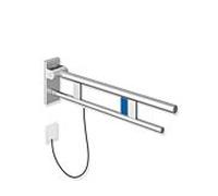Hewi Bras de support système 900 900.50.145XA saillie 900 mm, acier inoxydable satiné, gauche, version E-flush
