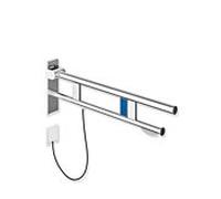 Hewi System 900 bras de support 900.50.18640 de projection 900 mm, Inox chrome, gauche
