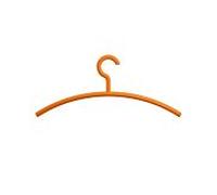 Hewi cintre 570.1B24 crochet fixe, mat, orange