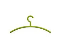 Hewi cintre 570.1B74 crochet fixe, mat, vert pomme