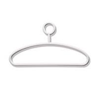 Hewi cintre pour vêtements et pantalons 571.450 oeillet rotatif, bleu acier