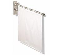 Hewi douche 805.52.20030 tige chromée, décor blanc uni