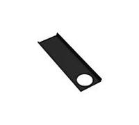 Hewi étagère 950.13.0015DC 102x360mm, noir mat, trou à droite