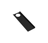Hewi étagère 950.13.0016DC 102x360mm, noir mat, trou à gauche