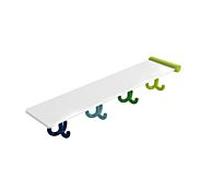 Hewi extension set 800.03.41474 Étagère avec crochet triple, 4 places, vert pomme