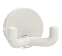 Hewi Heinrich Wilke 477.90.025 99 Serie 477 Crochet Double Blanc Pur Profondeur 43,5 mm Rosette de Ø 50 mm