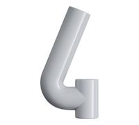 HEWI HEWI Numéro de maison Numéro 4 Polyamide spécial 99 blanc pur 165mm D.33mm Quantité:1