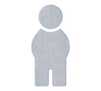 HEWI HEWI Symbole Homme 710XA.150.1 VA Couleur-No.XA B.71,5mm H.150mm S.1,5mm Quantité:1