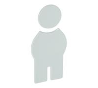 HEWI HEWI Symbole Homme 801.91.010 PA Couleur-N° 33 B.71,5mm H.150mm S.3mm Quantité:1