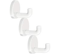 HEWI Lot de 3 crochets muraux en polyamide Blanc pur Profondeur 45 mm