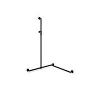 Hewi Main courante de douche System 900 900.35M33060CV 1250 x 765 x 765 mm, version droite, revêtement par poudre noir mat profond