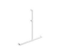 Hewi Main courante de douche System 900 900.35M40260VH 1250 x 1184 mm, blanc mat profond- Lichtgrau