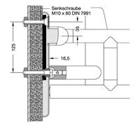 Hewi Matériel de fixation pour 805.51.210 dans une cloison légère avec panneau de particules de bois, BM13.2.1,