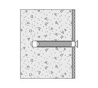 Hewi Matériel de fixation pour mur en béton, BM27.4,