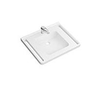 Hewi minérale 950.19.046 65x55cm, blanc , avec mitigeur lavabo AQ1.12M10340