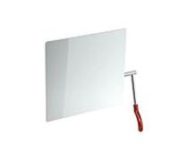Hewi miroir inclinable 802.01.100R33 725x741x73mm, levier à droite, rubinrot