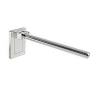 Hewi Mono support à Mono Warm Touch Mono 950.50.11150 plastique aspect chrome, saillie 600 mm, mobile
