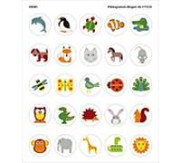 Hewi pictogrammes 33.1772D série animaux, autocollant, d = 40mm