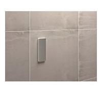 Hewi Plaque de montage système 900 900.50.003XA98 pour bras porteurs mobiles, acier inoxydable satiné, polyamide blanc brillant, avec couvercle