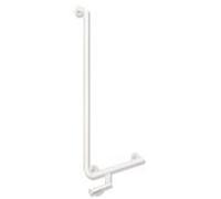 Hewi Poignée angulaire système 900 900.22.11260DX 1000 x 500 mm, acier inoxydable blanc deep matt, droite
