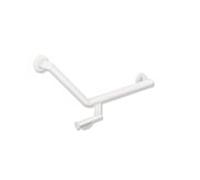 Hewi Poignée angulaire système 900 900.22.30260DX 620 x 283 mm, acier inoxydable blanc deep matt, droite