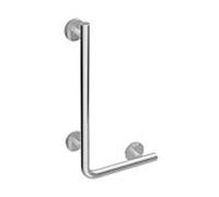 Hewi Poignée coudée Warm Touch 950.22.10050 plastique aspect chrome, 600 x 300 mm