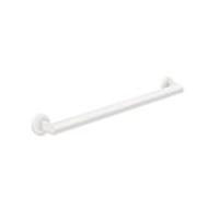 Hewi Poignée de maintien système 900 900.36.03560DX acier inoxydable peint par poudrage blanc deep matt, longueur 800 mm