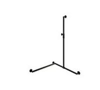 Hewi Rampe de douche System 900 900.35M36260ER 1250 x 800 x 800 mm, version gauche, gris foncé mat profond