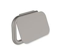 Hewi Série 480 WC - Porte-papier 480.21.00160SC avec couvercle, revêtement par poudre gris foncé perle mica mat profond