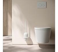 Hewi Ensemble de brosses de toilettes Series 477 4772010099 pour montage mural blanc