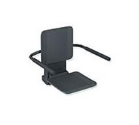 Hewi Siège rabattable système 900 900.51.10160AF acier inoxydable peint par poudrage, anthracite mat, plastique anthracite mat