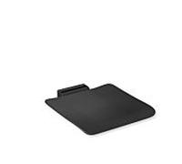 Hewi Siège rabattable Système 900 900.51.20260CV 450 x 112 x 525 mm, acier inoxydable thermolaqué noir mat, plastique noir mat