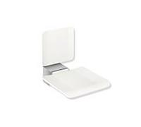 Hewi Siège suspendu System 900 900.51.203XA98 450 x 650 mm, acier inoxydable poli, polyamide blanc de sécurité