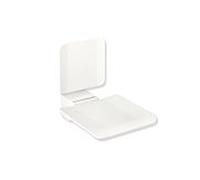Hewi Siège suspendu système 900 900.51.20360AS 450 x 650 mm, acier inoxydable blanc mat, polyamide mat blanc