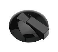 Hewi sol butoirs de porte 625 - Diamètre 85 mm, ansch lagh 22,5 mm, nylon, 1 pièce, noir, 102283635