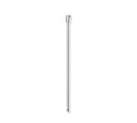 Hewi Support de sol système 900 900.50.02040 longueur verticale 645, pour hauteur de montage 760 mm, acier inoxydable chromé