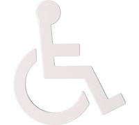Hewi symbole handicapés polyamide noir profond autocollant sans tenon - 801.91.030 90