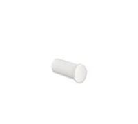 Hewi System 162 crochet simple 162.90.01060DX 35 mm de long, d = 18 mm, revêtement par poudre, blanc mat profond