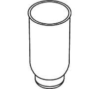 Hewi System 162 insert 66823 plastique, pour WC - garniture de toilette 900.20.000...