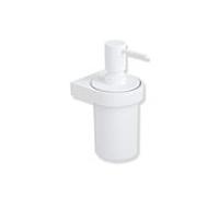 Hewi System 800 distributeur de savon 800.06.11060AS support et gobelet blanc mat, avec support