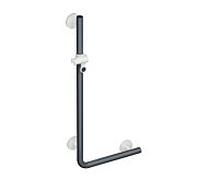 Hewi System 800 K 950.33.2109192 1100 mm, support de douche, supports et rosaces blanc signal, gris anthracite