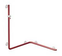 Hewi System 800 K main courante de douche 950.35.2309933 1110mm, support de douche, supports et rosaces blanc pur, rubinrot