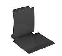 Hewi System 800 K siège suspendu 950.51.1019092 450 x 449 x 561 mm, assise et dossier anthracite