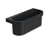 Hewi System 800 panier de douche 800.03.30060CV 250x90x106mm, insert en plastique, noir mat profond