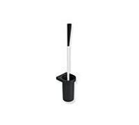 Hewi System 800 set de brosses de toilette 800.20.20260CV 105x543x120mm, Behälter plastique blanc , noir mat profond