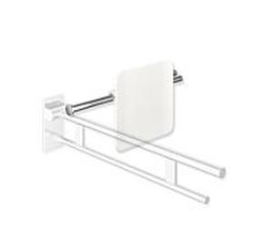 Hewi System 900 900.51.9084098 Acier inoxydable chromé, polyamide blanc signal, gauche