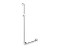 Hewi System 900 Poignée d'angle avec support de douche 900.33.2014098 1250 x 600 mm, support de douche blanc de signalisation, version droite