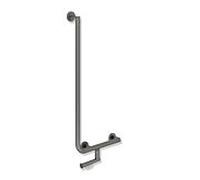 Hewi System 900 angulaire match0 900.22.11160SC 900 x 400 mm, Inox revêtement par poudre gris foncé perle mica foncé mat, droite
