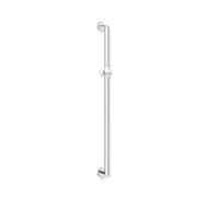 Hewi System 900 barre de support de douche 900.33.001XA98 900 mm, support de douche blanc de sécurité, barre acier inoxydable poli